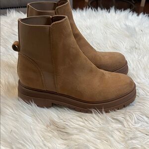 Nine West Brown Ankle Booties